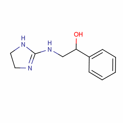 Alpha-[[(4,5-dihydro-1h-imidazol-2-yl)amino]methyl ]benzyl alcohol Structure,53360-86-4Structure