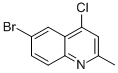 6-Bromo-4-chloro-2-methylquinoline Structure,53364-85-5Structure