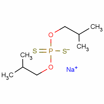 Sodium o,o-diisobutyl dithiophosphate Structure,53378-51-1Structure