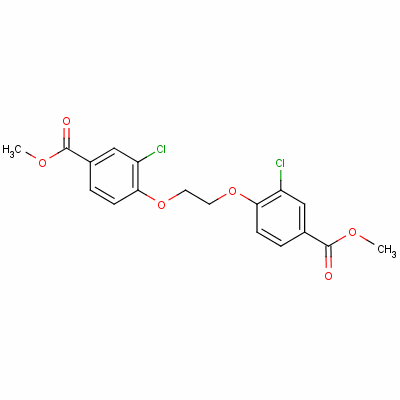 Dimethyl 4,4’-[1,2-ethanediylbis(oxy)]bis[3-chlorobenzoate] Structure,53384-42-2Structure