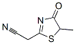 2-Thiazoleacetonitrile,4,5-dihydro-5-methyl-4-oxo-(9ci) Structure,533885-52-8Structure