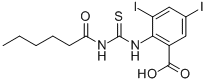 3,5-Diiodo-2-[[[(1-oxohexyl)amino]thioxomethyl ]amino]-benzoic acid Structure,533922-34-8Structure