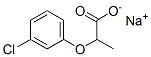 Sodium 2-(3-chlorophenoxy)propanoate Structure,53404-22-1Structure