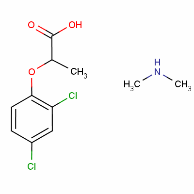 2-(2,4-Dichlorophenoxy)propanoic acid dimethylamine salt Structure,53404-32-3Structure