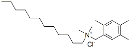 Dodecyl dimethyl 2,4,5-trimethylbenzyl ammonium chloride Structure,53404-46-9Structure