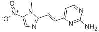 4-[2-(1-Methyl-5-nitro-1h-imidazol-2-yl)ethenyl ]-2-pyrimidinamine Structure,53409-75-9Structure