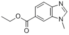 1-Methyl-1h-benzimidazole-6-carboxylic acid ethyl ester Structure,53484-20-1Structure