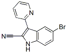 5-Bromo-3-(2-pyridyl)-1h-indole-2-carbonitrile Structure,53497-51-1Structure