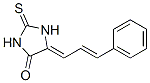 5-(3-Phenyl-2-propenylidene)-2-thioxoimidazolidin-4-one Structure,53514-60-6Structure