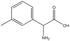 2-Amino-2-(3-methylphenyl)acetic acid Structure,53519-82-7Structure