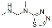 Methanediamine, n,n-dimethyl-n-1,3,4-thiadiazol-2-yl- Structure,53532-26-6Structure