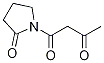 1-(2-Oxopyrrolidin-1-yl)butane-1,3-dione Structure,53544-25-5Structure