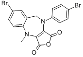 7-Bromo-10-(4-bromo-phenyl)-4-methyl-9,10-dihydro-4h-2-oxa-4,10-diaza-benzo[f]azulene-1,3-dione Structure,535920-92-4Structure