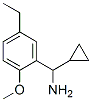 Benzenemethanamine,alpha-cyclopropyl-5-ethyl-2-methoxy-(9ci) Structure,535926-43-3Structure