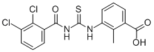 3-[[[(2,3-Dichlorobenzoyl)amino]thioxomethyl ]amino]-2-methyl-benzoic acid Structure,535944-81-1Structure