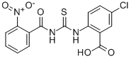 5-Chloro-2-[[[(2-nitrobenzoyl)amino]thioxomethyl ]amino]-benzoic acid Structure,535946-94-2Structure