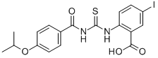 5-Iodo-2-[[[[4-(1-methylethoxy)benzoyl ]amino]thioxomethyl ]amino]-benzoic acid Structure,535947-32-1Structure