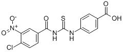 4-[[[(4-Chloro-3-nitrobenzoyl)amino]thioxomethyl ]amino]-benzoic acid Structure,535948-50-6Structure