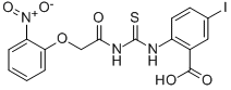 5-Iodo-2-[[[[(2-nitrophenoxy)acetyl ]amino]thioxomethyl ]amino]-benzoic acid Structure,535954-70-2Structure