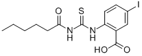 5-Iodo-2-[[[(1-oxohexyl)amino]thioxomethyl ]amino]-benzoic acid Structure,535957-50-7Structure