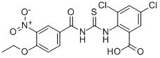 3,5-Dichloro-2-[[[(4-ethoxy-3-nitrobenzoyl)amino]thioxomethyl ]amino]-benzoic acid Structure,535958-11-3Structure