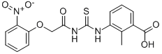 2-Methyl-3-[[[[(2-nitrophenoxy)acetyl ]amino]thioxomethyl ]amino]-benzoic acid Structure,535964-32-0Structure