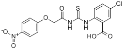 5-Chloro-2-[[[[(4-nitrophenoxy)acetyl ]amino]thioxomethyl ]amino]-benzoic acid Structure,535966-10-0Structure