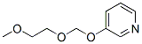 Pyridine,3-[(2-methoxyethoxy)methoxy]-(9ci) Structure,535976-14-8Structure