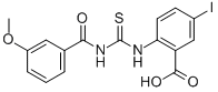 5-Iodo-2-[[[(3-methoxybenzoyl)amino]thioxomethyl ]amino]-benzoic acid Structure,535978-71-3Structure