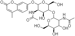 4-Methylumbelliferyl n,n-diacetyl-β-d-chitobioside Structure,53643-12-2Structure