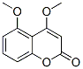 4,5-Dimethoxy-2h-1-benzopyran-2-one Structure,53666-77-6Structure