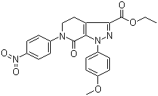 Ethyl1-(4-methoxyphenyl)-6-(4-nitrophenyl)-7-oxo-4,5,6,7-tetrahydro-1h-pyrazolo[3,4-c]pyridine-3-carboxylate Structure,536759-91-8Structure