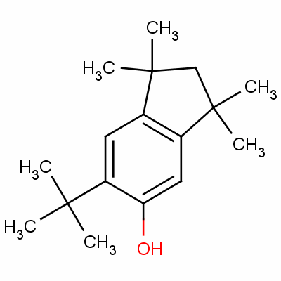 6-(Tert-butyl)-1,1,3,3-tetramethylindan-5-ol Structure,53718-27-7Structure