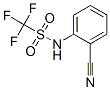 Methanesulfonamide,n-(2-cyanophenyl)-1,1,1-trifluoro- Structure,53718-42-6Structure