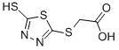 (5-Mercapto-1,3,4-thiadiazole-2-ylthio)acetic acid Structure,53723-88-9Structure