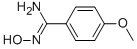 N-Hydroxy-4-methoxy-benzamidine Structure,5373-87-5Structure