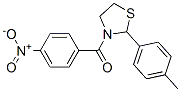 Thiazolidine, 2-(4-methylphenyl)-3-(4-nitrobenzoyl)- (9ci) Structure,537677-87-5Structure