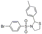 Thiazolidine, 3-[(4-bromophenyl)sulfonyl]-2-(4-methylphenyl)- (9ci) Structure,537677-99-9Structure