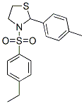 Thiazolidine, 3-[(4-ethylphenyl)sulfonyl]-2-(4-methylphenyl)- (9ci) Structure,537678-08-3Structure