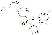 Thiazolidine, 3-[(4-butoxyphenyl)sulfonyl]-2-(4-methylphenyl)- (9ci) Structure,537678-12-9Structure