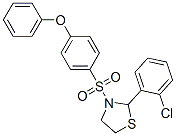 Thiazolidine, 2-(2-chlorophenyl)-3-[(4-phenoxyphenyl)sulfonyl]- (9ci) Structure,537678-15-2Structure