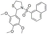 Thiazolidine, 3-(1-naphthalenylsulfonyl)-2-(2,4,5-trimethoxyphenyl)- (9ci) Structure,537678-27-6Structure