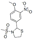 Thiazolidine, 2-(4-methoxy-3-nitrophenyl)-3-(methylsulfonyl)- (9ci) Structure,537678-40-3Structure