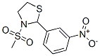 Thiazolidine, 3-(methylsulfonyl)-2-(3-nitrophenyl)- (9ci) Structure,537678-42-5Structure