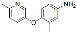 3-Methyl-4-(6-methyl-pyridin-3-yloxy)-phenylamine Structure,537705-06-9Structure