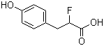 2-Fluoro-3-(4-hydroxyphenyl)propanoic acid Structure,53786-98-4Structure