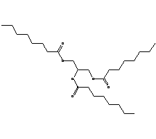 Glyceryl trioctanoate Structure,538-23-8Structure