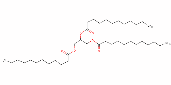 Trilaurin Structure,538-24-9Structure