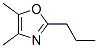 4,5-Dimethyl-2-propyloxazole Structure,53833-32-2Structure