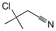 3-Chloro-3-methylbutyronitrile Structure,53897-47-5Structure